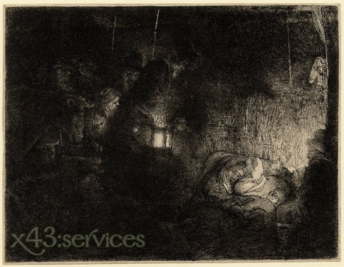 Rembrandt - Ein Nachtstueck - A Night Piece